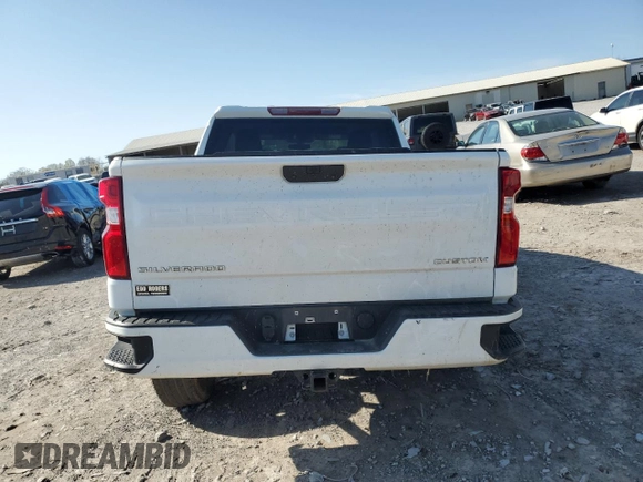 2022 Chevrolet Silverado 1500 Custom with VIN 1GCPWBEK0NZ140135, listed as a Copart auction lot 50816375 with 85,815 mi miles and Salvage Title. Bid and sale history available at DreamBid. Image 6.