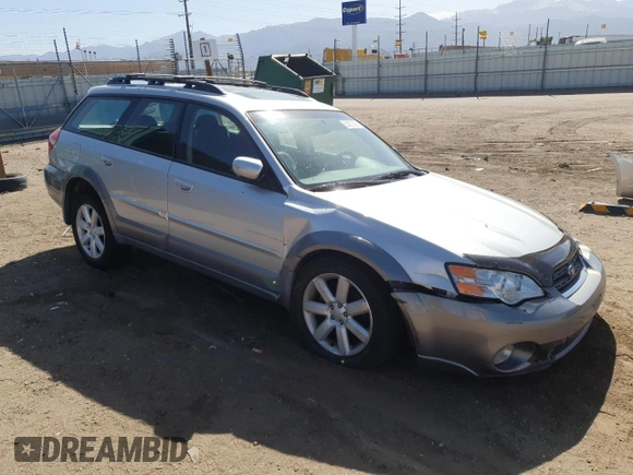 2006 Subaru Legacy Outback Limited with VIN 4S4BP62C067351291, listed as a Copart auction lot 53872395 with 64,306 mi miles and Non repairable. Bid and sale history available at DreamBid. Image 4.