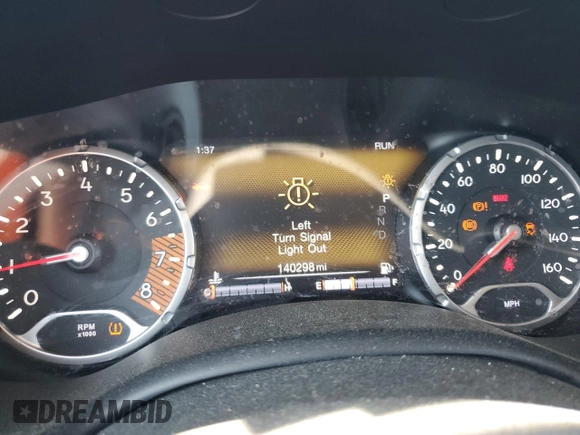 2022 Jeep Renegade Latitude with VIN ZACNJDB11NPN60155, listed as a Copart auction lot 50486635 with 140,298 mi miles and Salvage title. Bid and sale history available at DreamBid. Image 9.
