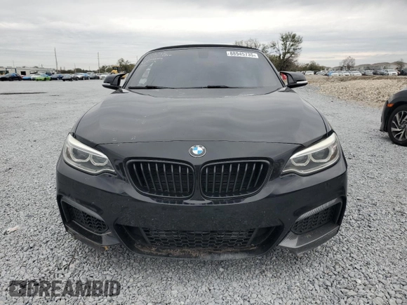 2015 BMW 2 Series M235i with VIN WBA1M1C54FV393578, listed as a Copart auction lot 88945735 with 95,713 mi miles and Salvage title. Bid and sale history available at DreamBid. Image 5.