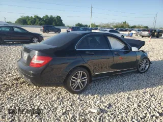 2014 Mercedes-Benz C-Class C 250 Sport with VIN WDDGF4HB0ER310314, listed as a Copart auction lot 52434645 with 0 mi miles and Salvage Title. Bid and sale history available at carsss.com. Image 3.