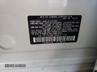 2019 Subaru Forester Touring with VIN JF2SKAWCXKH487319, listed as a Copart auction lot 60920845 with 36,263 mi miles and Salvage title. Bid and sale history available at DreamBid. Image 13.