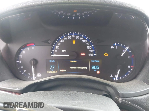 2013 Cadillac ATS Performance with VIN 1G6AC5SX2D0136674, listed as a IAAI auction lot 41942487 with 151,690 mi miles and . Bid and sale history available at carsss.com. Image 7.