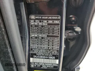 2017 Land Rover Range Rover Evoque HSE Dynamic with VIN SALVD2BG5HH168626, listed as a Copart auction lot 79702394 with 66,131 mi miles and Salvage Title. Bid and sale history available at carsss.com. Image 15.