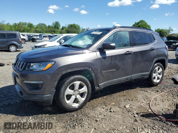 2019 Jeep Compass Latitude с VIN 3C4NJDBB8KT813956, выставлен на аукционе Copart как лот 55733235 с пробегом 147 793 миль миль и Списание • Salvage title. История ставок и продаж доступна на DreamBid. Изображение 1.