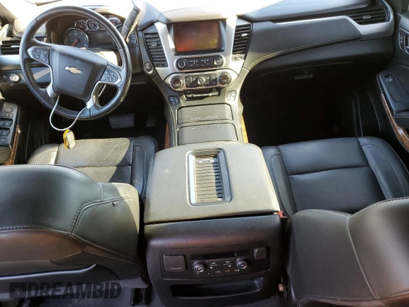 2019 Chevrolet Suburban Premier with VIN 1GNSKJKC7KR146871, listed as a Copart auction lot 43017234 with 96,965 mi miles and Salvage Title. Bid and sale history available at DreamBid. Image 8.