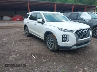 2020 Hyundai Palisade SEL with VIN KM8R24HE1LU151687, listed as a IAAI auction lot 42271729 with 150,971 mi miles and . Bid and sale history available at DreamBid. Image 1.