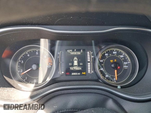 2021 Jeep Cherokee Latitude with VIN 1C4PJMCB7MD209248, listed as a Copart auction lot 47877225 with 20,803 mi miles and Salvage title. Bid and sale history available at DreamBid. Image 9.