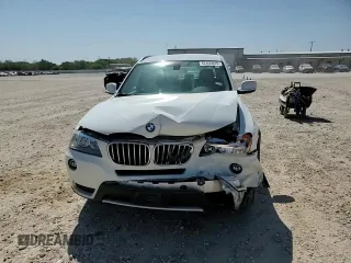 2014 BMW X3 xDrive28i with VIN 5UXWX9C56E0D37539, listed as a Copart auction lot 52455925 with 122,040 mi miles and Salvage Title. Bid and sale history available at DreamBid. Image 11.