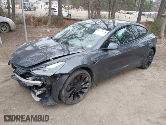 2021 Tesla Model 3 Performance with VIN 5YJ3E1EC1MF925515, listed as a IAAI auction lot 41721548 with 36,478 mi miles and . Bid and sale history available at carsss.com. Image 17.