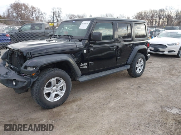 2018 Jeep Wrangler Unlimited Sport с VIN 1C4HJXDGXJW189576, выставлен на аукционе IAAI как лот 41906106 с пробегом 60 463 миль миль и . История ставок и продаж доступна на DreamBid. Изображение 20.