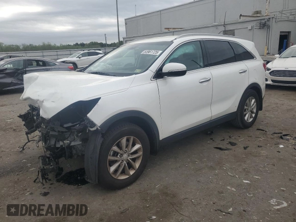 2017 Kia Sorento LX with VIN 5XYPG4A56HG199914, listed as a Copart auction lot 53961725 with 88,671 mi miles and Salvage Title. Bid and sale history available at DreamBid. Image 1.