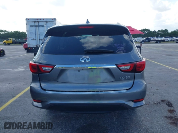2016 Infiniti QX60 with VIN 5N1AL0MM1GC510760, listed as a IAAI auction lot 41990248 with 60,296 mi miles and . Bid and sale history available at DreamBid. Image 16.