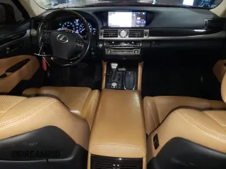 2015 Lexus LS 460 L with VIN JTHGL5EF2F5055740, listed as a Copart auction lot 46279815 with 84,629 mi miles and Salvage title. Bid and sale history available at DreamBid. Image 8.