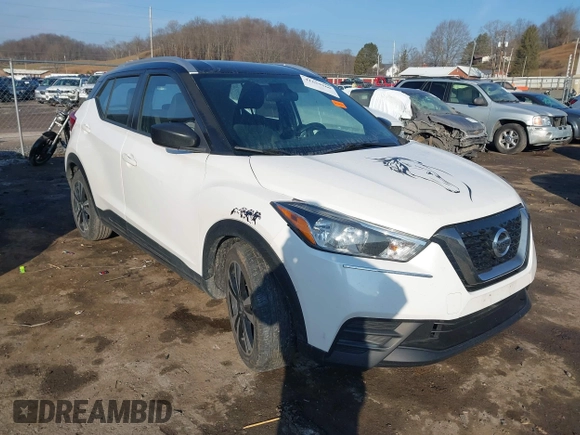2019 Nissan Kicks S with VIN 3N1CP5CU5KL550663, listed as a IAAI auction lot 41659260 with 89,672 mi miles and . Bid and sale history available at carsss.com. Image 1.