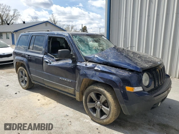 2014 Jeep Patriot High Altitude with VIN 1C4NJPFA3ED676843, listed as a Copart auction lot 49769215 with 122,606 mi miles and Salvage Title. Bid and sale history available at carsss.com. Image 4.