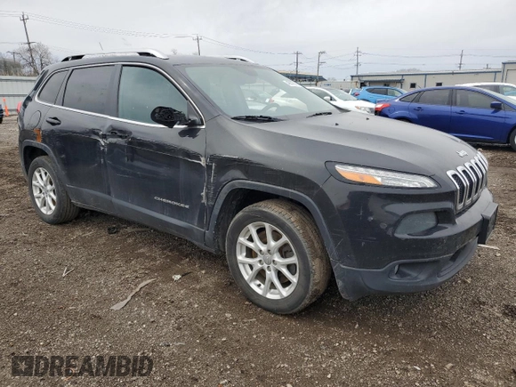 2014 Jeep Cherokee Latitude with VIN 1C4PJLCB9EW264820, listed as a Copart auction lot 49670685 with 224,915 mi miles and Salvage Title. Bid and sale history available at carsss.com. Image 4.