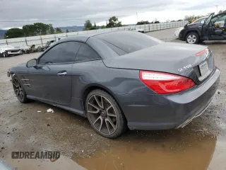 2013 Mercedes-Benz SL-Class SL 550 with VIN WDDJK7DAXDF004706, listed as a Copart auction lot 43739465 with 76,174 mi miles and Salvage Title. Bid and sale history available at carsss.com. Image 2.