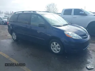 2007 Toyota Sienna CE with VIN 5TDZK23C57S087629, listed as a IAAI auction lot 41623505 with 233,638 mi miles and . Bid and sale history available at DreamBid. Image 1.