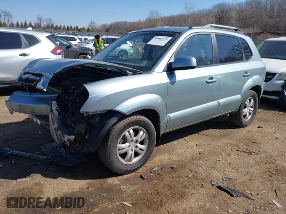 2006 Hyundai Tucson GLS with VIN KM8JN12D76U370922, listed as a IAAI auction lot 41800574 with 133,247 mi miles. Bid and sale history available at carsss.com. Image 17.