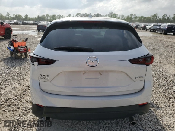 2023 Mazda CX-5 2.5 S Premium Package with VIN JM3KFBDM4P0131143, listed as a Copart auction lot 51627675 with 24,971 mi miles and Salvage Title. Bid and sale history available at carsss.com. Image 6.