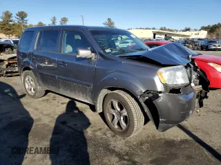 2012 Honda Pilot EX-L with VIN 5FNYF4H71CB072275, listed as a Copart auction lot 43347615 with Not Provided miles and Salvage Title. Bid and sale history available at DreamBid. Image 4.