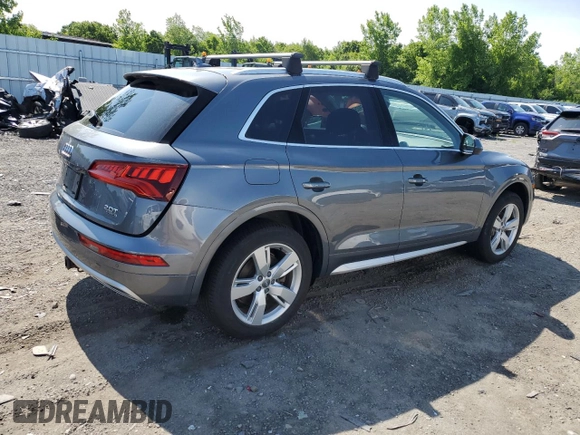 2018 Audi Q5 Premium Plus z VIN WA1BNAFY4J2068976, wystawiony jako Copart lot #59005005 z przebiegiem 121 247 mil mil oraz Szkoda całkowita • Salvage title. Historia ofert i sprzedaży dostępna na DreamBid. Obrazek 3.