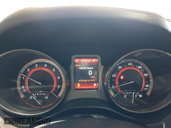2018 Dodge Journey Crossroad z VIN 3C4PDDGG7JT504126, wystawiony jako Copart lot #55911855 z przebiegiem 107 564 mil mil oraz Szkoda całkowita • Salvage title. Historia ofert i sprzedaży dostępna na DreamBid. Obrazek 9.
