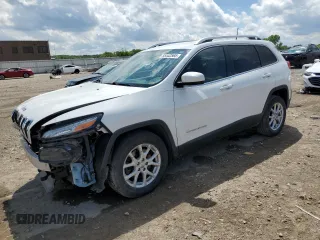 2016 Jeep Cherokee Latitude with VIN 1C4PJLCB0GW329394, listed as a Copart auction lot 55442565 with 95,136 mi miles and Salvage title. Bid and sale history available at DreamBid. Image 1.