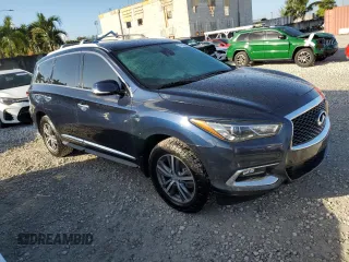2020 Infiniti QX60 Luxe with VIN 5N1DL0MM9LC538281, listed as a Copart auction lot 77618334 with 130,337 mi miles and Non repairable. Bid and sale history available at DreamBid. Image 4.