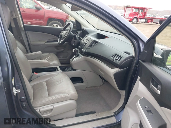 2012 Honda CR-V EX-L with VIN JHLRM4H74CC029446, listed as a IAAI auction lot 40746965 with 269,993 mi miles. Bid and sale history available at carsss.com. Image 5.