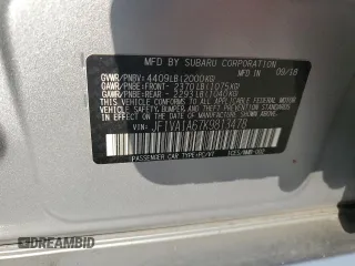 2019 Subaru WRX with VIN JF1VA1A67K9813478, listed as a Copart auction lot 84917174 with 118,957 mi miles and Salvage title. Bid and sale history available at DreamBid. Image 14.