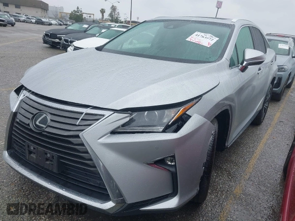 2017 Lexus RX with VIN 2T2ZZMCA9HC061160, listed as a IAAI auction lot 41763572 with 72,765 mi miles. Bid and sale history available at carsss.com. Image 2.