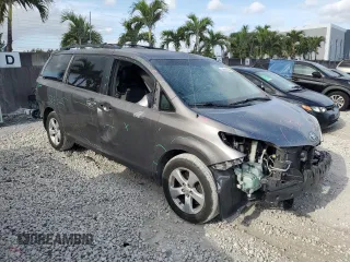 2014 Toyota Sienna LE AAS with VIN 5TDKK3DC7ES417550, listed as a Copart auction lot 53429155 with 126,855 mi miles and Salvage Title. Bid and sale history available at carsss.com. Image 4.