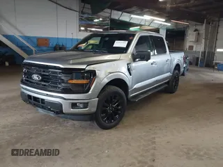 2024 Ford F-150 XLT with VIN 1FTEW3LP2RFB49048, listed as a IAAI auction lot 42025793 with 109 mi miles. Bid and sale history available at carsss.com. Image 2.