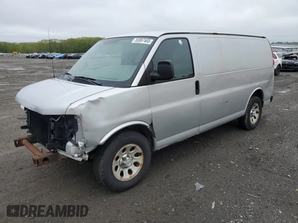 2011 Chevrolet Express Cargo with VIN 1GCSGAFX3B1159798, listed as a Copart auction lot 55997465 with 147,803 mi miles and Clean title. Bid and sale history available at DreamBid. Image 1.