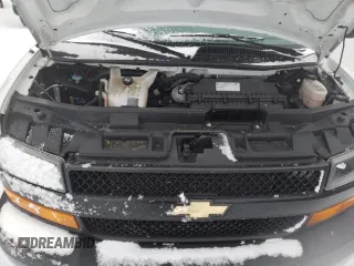 2021 Chevrolet Express Cargo with VIN 1GCWGAFP9M1245301, listed as a Copart auction lot 44656195 with 55,710 mi miles and Salvage title. Bid and sale history available at DreamBid. Image 12.