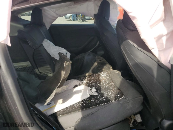2024 Tesla Model Y with VIN 7SAYGDED6RF112689, listed as a Copart auction lot 50763815 with 11,933 mi miles and Salvage Title. Bid and sale history available at carsss.com. Image 10.