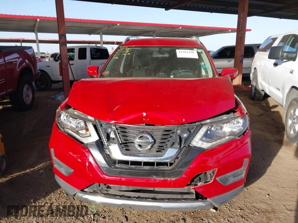 2017 Nissan Rogue SL with VIN JN8AT2MVXHW265390, listed as a IAAI auction lot 41563146 with 104,640 mi miles. Bid and sale history available at carsss.com. Image 12.