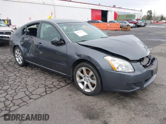 2007 Nissan Maxima 3.5 SL with VIN 1N4BA41EX7C863457, listed as a IAAI auction lot 41633447 with 60,492 mi miles. Bid and sale history available at carsss.com. Image 1.
