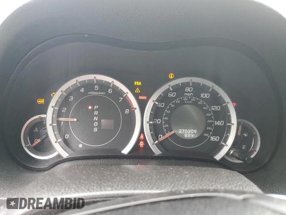 2009 Acura TSX with VIN JH4CU26659C032607, listed as a Copart auction lot 60215115 with 270,209 mi miles and Salvage title. Bid and sale history available at DreamBid. Image 9.