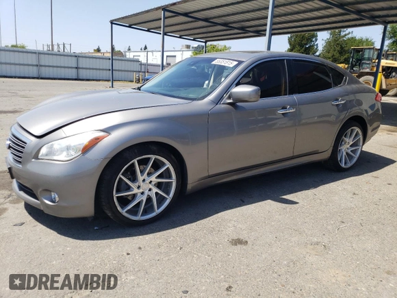 2013 Infiniti M with VIN JN1BY1AP2DM511973, listed as a Copart auction lot 55351815 with 126,888 mi miles and Salvage title. Bid and sale history available at DreamBid. Image 1.