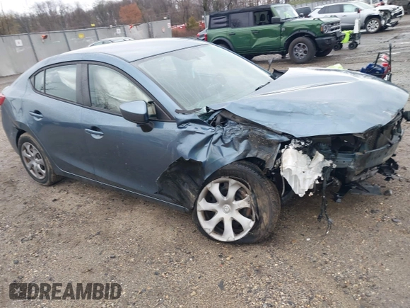 2016 Mazda 3 i Sport with VIN JM1BM1T72G1291438, listed as a IAAI auction lot 41954903 with 89,766 mi miles and . Bid and sale history available at DreamBid. Image 1.