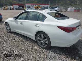 2023 Infiniti Q50 SENSORY with VIN JN1EV7CRXPM540682, listed as a IAAI auction lot 42074399 with 8,086 mi miles. Bid and sale history available at carsss.com. Image 3.