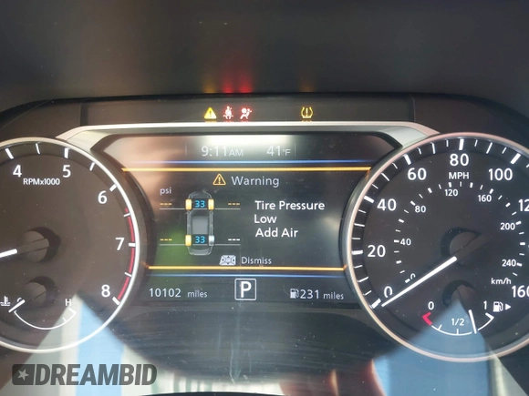 2024 Nissan Sentra SV with VIN 3N1AB8CV1RY331096, listed as a IAAI auction lot 41339703 with 10,102 mi miles and . Bid and sale history available at DreamBid. Image 7.