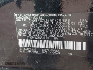 2011 Toyota RAV4 Ltd with VIN 2T3DF4DV0BW138388, listed as a IAAI auction lot 42062076 with 190,553 mi miles. Bid and sale history available at carsss.com. Image 9.