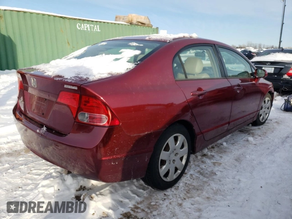 2006 Honda Civic LX z VIN 1HGFA16596L139892, wystawiony jako Copart lot #63172974 z przebiegiem 187 228 mil mil oraz Nie do naprawy • Non repairable. Historia ofert i sprzedaży dostępna na DreamBid. Obrazek 3.