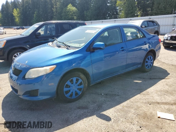 2009 Toyota Corolla with VIN JTDBL40E199025372, listed as a Copart auction lot 55304535 with 90,908 mi miles and Clean Title. Bid and sale history available at carsss.com. Image 1.