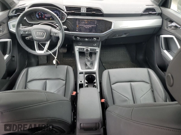 2021 Audi Q3 S line Premium Plus with VIN WA1EECF35M1056777, listed as a Copart auction lot 57405615 with 28,292 mi miles and Non repairable. Bid and sale history available at DreamBid. Image 8.