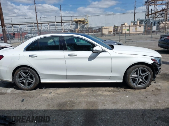 2020 Mercedes-Benz C 300 with VIN WDDWF8EB9LR551406, listed as a IAAI auction lot 41958407 with 61,663 mi miles and . Bid and sale history available at DreamBid. Image 14.